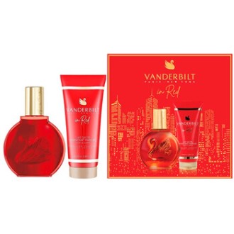 Vanderbilt Vanderbilt In Red Gift Set EDT 100 ml a kūno losjonas 100 ml 100ml