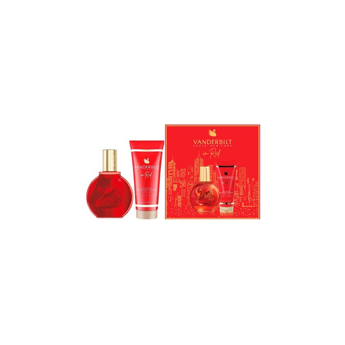 Vanderbilt Vanderbilt In Red Gift Set EDT 100 ml a kūno losjonas 100 ml 100ml
