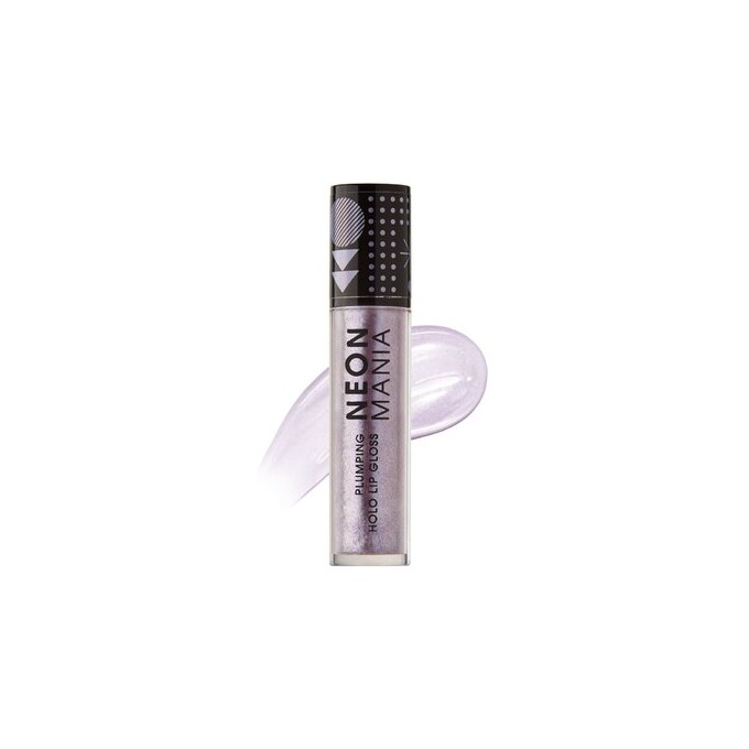 Dermacol Neon Mania Plumping Holo Lip Gloss - Lesk na rty 0ml 3 Rose Gold