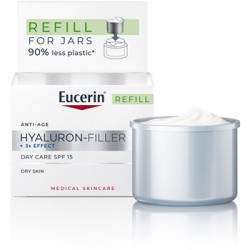 Eucerin Hyaluron-Filler+3x Effect Day Care Refill SPF 15 - Náhradní náplň pro krém pro zralou pleť 50ml