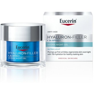 Eucerin Hyaluron-Filler+3x Effect Hydra Night Gel - Noční hydratační gel 50ml