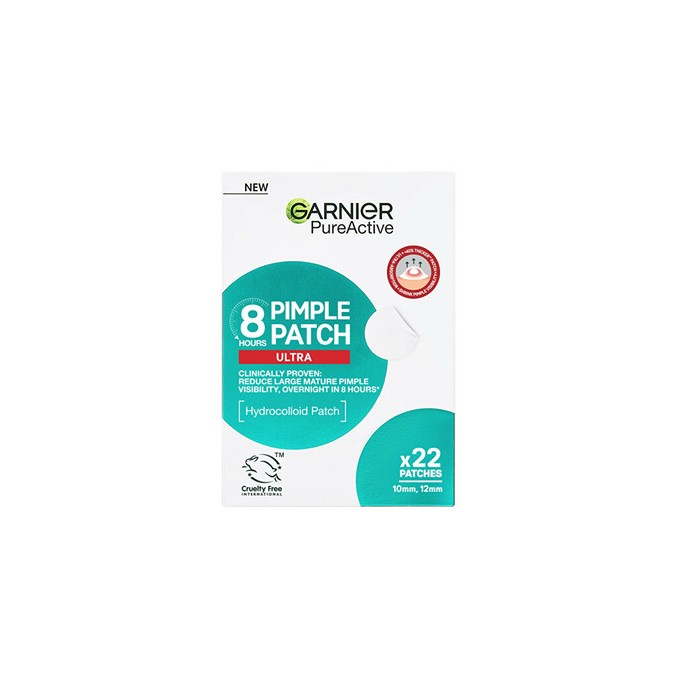 GARNIER 8h Pimple Patch Ultra - Hydrokoloidní náplasti 22.0ks