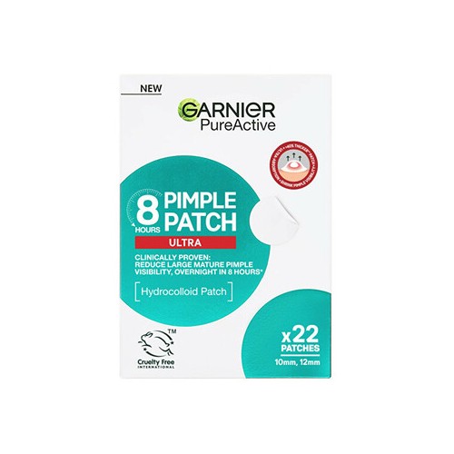 GARNIER 8h Pimple Patch Ultra - Hydrokoloidní náplasti 22.0ks