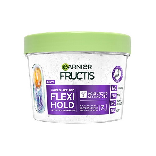 GARNIER Curls Method Flexi Hold Gel - formavimo gelis garbanotiems plaukams, 370 ml