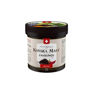 Herbamedicus Warming horse ointment with peat in a plastic container - arklių tepalas, 250 ml
