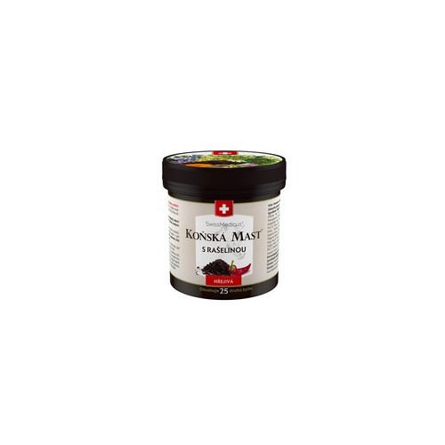 Herbamedicus Warming horse ointment with peat in a plastic container - arklių tepalas, 250 ml