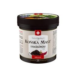 Herbamedicus Warming horse ointment with peat in a plastic container - arklių tepalas, 250 ml