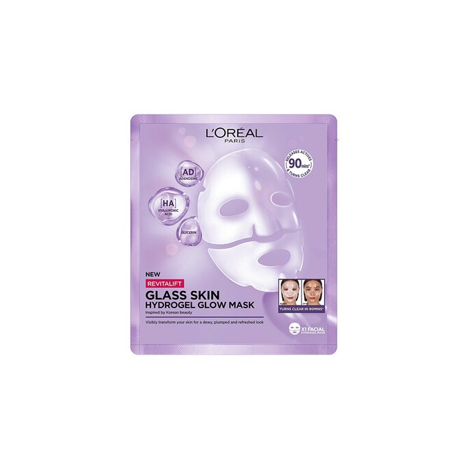 L´Oréal Filler Glass Skin Mask - Hydrogelová rozjasňující maska 25.0g