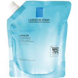 La Roche-Posay Surgras Anti-Dryness Cream Wash Refill - dušo kremo papildymas, 400 ml
