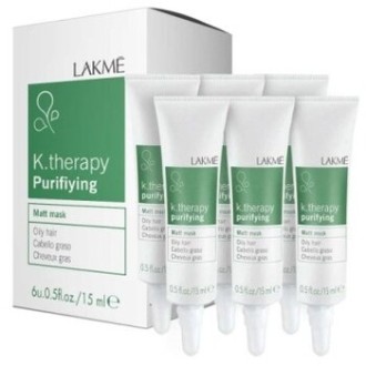 Lakmé K.Therapy Purifying Matt Mask - Šamponový peeling pro mastné vlasy 90ml