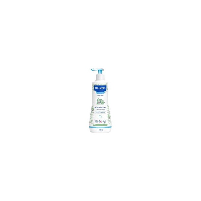 Mustela Bébé Gentle Bath Gel - kūno ir plaukų plovimo gelis vaikams, 500 ml