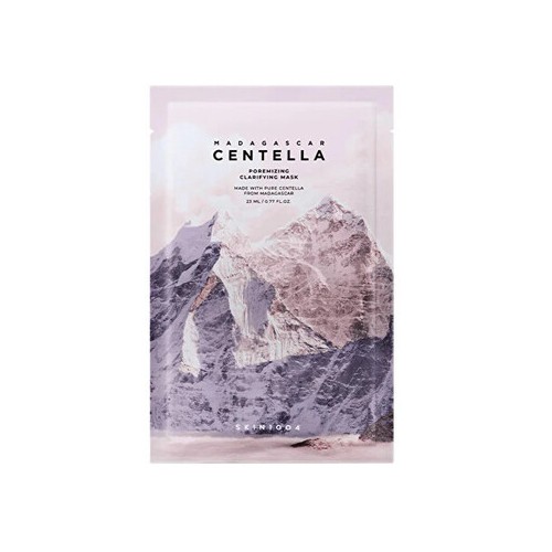 SKIN1004 Madagascar Centella Poremizing Clarifyng Mask - Hloubkově čisticí plátýnková maska 23ml