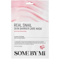 Some By Mi Real Snail Skin Barrier Care Mask - Posilující plátýnková maska pro regeneraci a obnovu pleti 20.0g