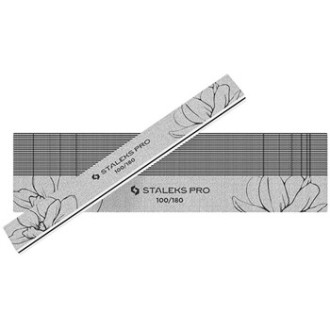 Staleks Expert 20 100/180 Straight Mineral Nail File - Minerální pilník na nehty rovný 25 ks