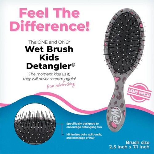 Wet Brush Leopard Kids Detangler