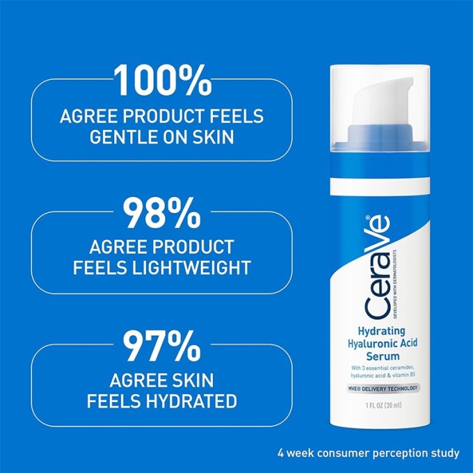 CeraVe Hydrating Hyaluronic Acid Serum - Hydrating skin serum with hyaluronic acid 30 ml