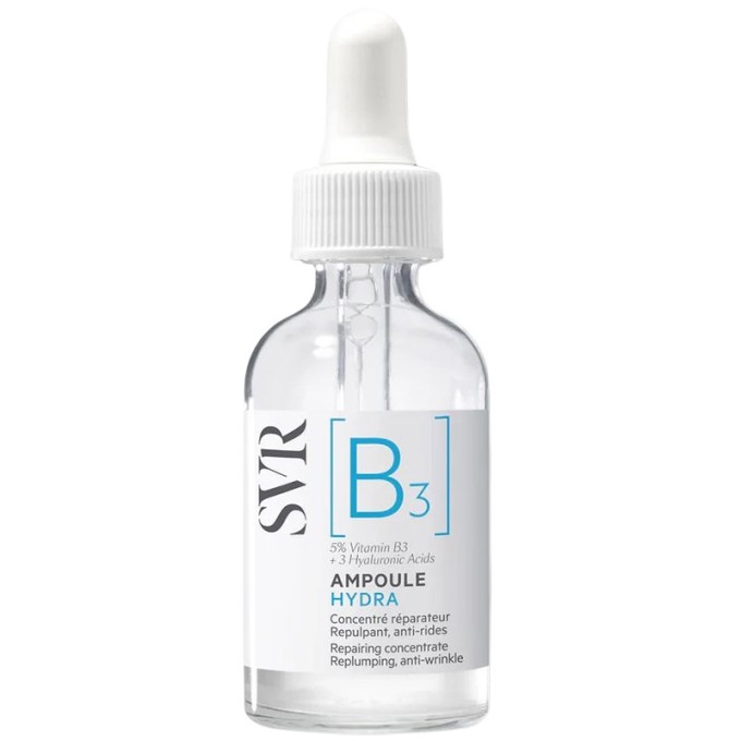 SVR Laboratoire Ampoule [B3] Hydra Repairing Concentrate - koncentruota atnaujinanti priežiūra su