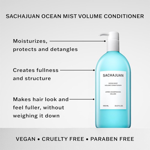 Sachajuan Ocean Mist Volume Conditioner ( fine hair ) 990 ml