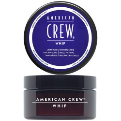 American Crew Whip Light Hold Natural Shine - plaukų kremas su lengva fiksacija, 85 ml