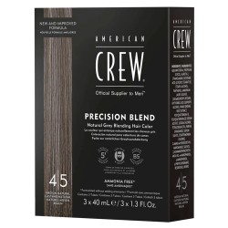 American Crew PRECISION BLEND Natural Gray Coverage - Toning hair mousse for gray hair 3 x 40 ml