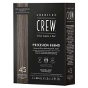 American Crew PRECISION BLEND Natural Gray Coverage - Toning hair mousse for gray hair 3 x 40 ml