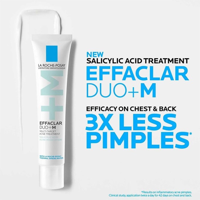 La Roche-Posay Effaclar Duo+M Anti-Imperfections Triple Corrective Care - kremas-gelis riebiai, į