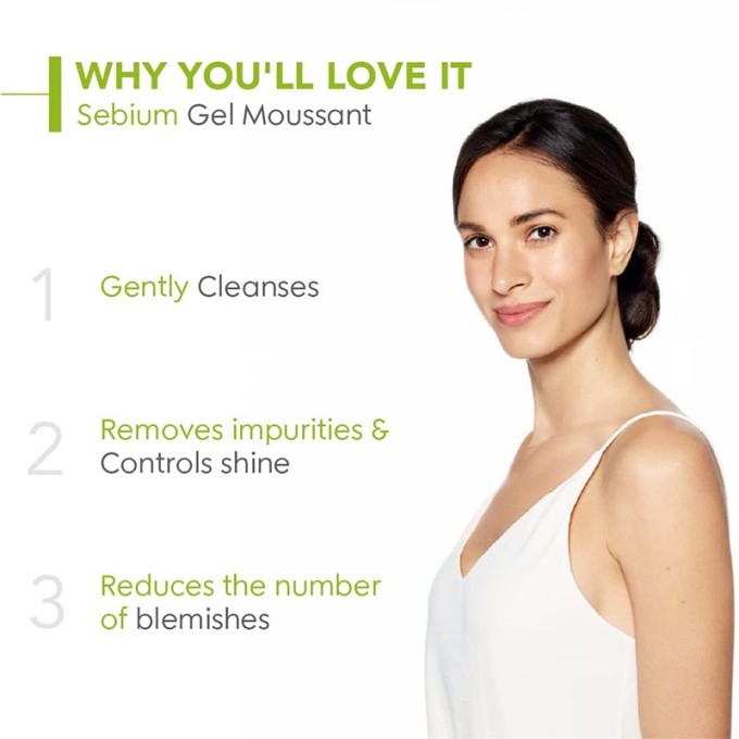 Bioderma SÉBIUM Gel Moussant Purifying And Foaming Gel ( combination and fatty skin ) - Cleansing