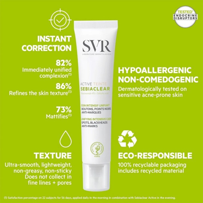 SVR Laboratoire Sebiaclear Active Teinte 40ml