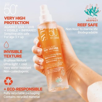 SVR Laboratoire Sun Secure Sun Protection Water SPF 50+ - gaivinantis dviejų fazių įdegio 2