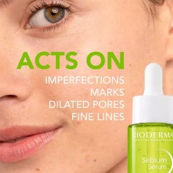 Bioderma Sebium Serum - koncentruotas serumas riebiai, į aknę linkusiai odai, 30 ml