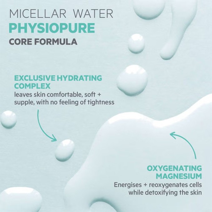 SVR Laboratoire Physiopure Cleansing Micellar Water - Valomasis micelinis vanduo jautriai odai 400