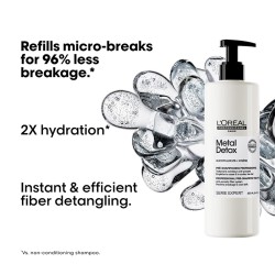 L´Oréal Professionnel Series Expert Metal Detox Shampoo - priemonė, skirta naudoti prieš plovimą
