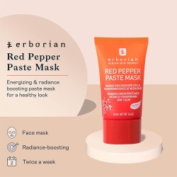 Erborian Red Pepper Paste Mask Radiance Concentrate Mask - intensyvi atkuriamoji veido kaukė, 20 ml