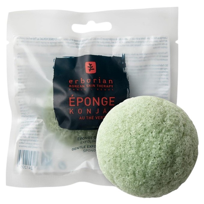 Erborian Green Tea Gentle Exfoliating Sponge - Jemná exfoliační houbička
