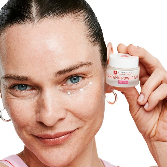 Erborian Ginseng Power Eye Peptides Smoothing Eye Cream - lyginantis paakių kremas, 15 ml