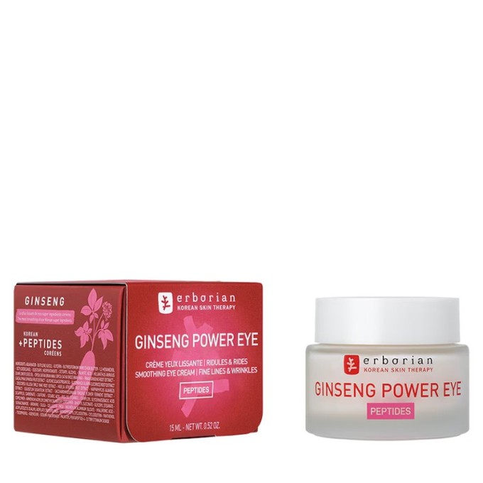 Erborian Ginseng Power Eye Peptides Smoothing Eye Cream - lyginantis paakių kremas, 15 ml