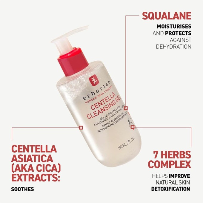Erborian Centella Cleansing Gel Gentle Cleansing Gel 180 ml
