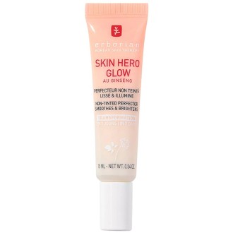 Erborian Skin Hero Glow Non Tinted Perfector Smoothes & Brightens - Tobulinantis ir skaistinantis