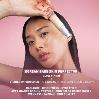Erborian Skin Hero Glow Non Tinted Perfector Smoothes & Brightens - Tobulinantis ir skaistinantis 2