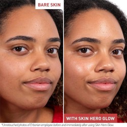 Erborian Skin Hero Glow Non Tinted Perfector Smoothes & Brightens - Tobulinantis ir skaistinantis