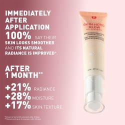 Erborian Skin Hero Glow Non Tinted Perfector Smoothes & Brightens - Tobulinantis ir skaistinantis