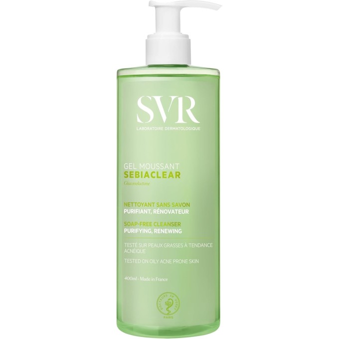 SVR Laboratoire Sebiaclear Gel Moussant - Čistící gel s matujícím účinkem 400 ml