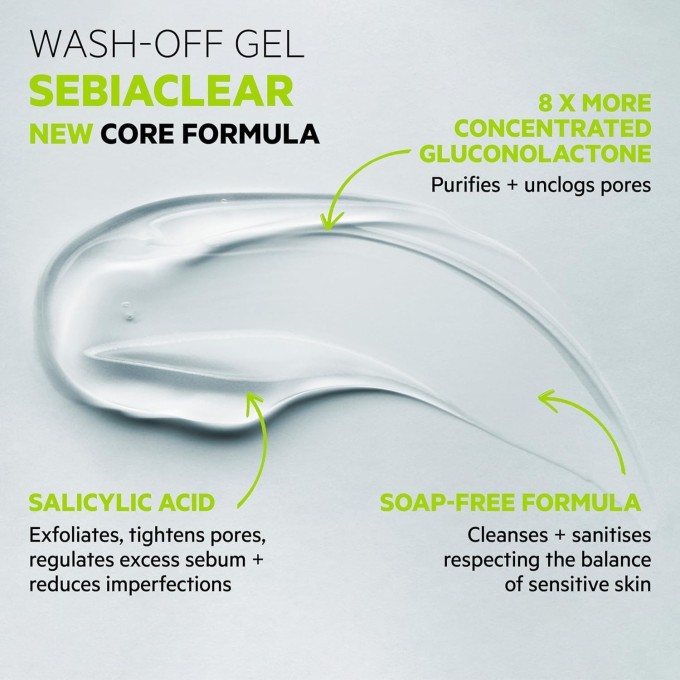 SVR Laboratoire Sebiaclear Gel Moussant - Čistící gel s matujícím účinkem 400 ml