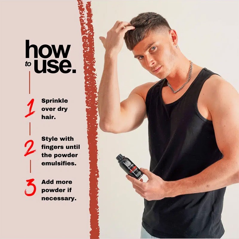 CrazyBull Spacedust Hair Texture Powder - plaukų formavimo pudra apimties didinimui, 20 g