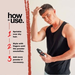 CrazyBull Spacedust Hair Texture Powder - plaukų formavimo pudra apimties didinimui, 20 g