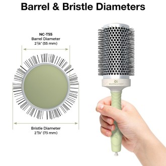 Olivia Garden NewCycle Thermal Brush NC-T45 - Hair brush 2
