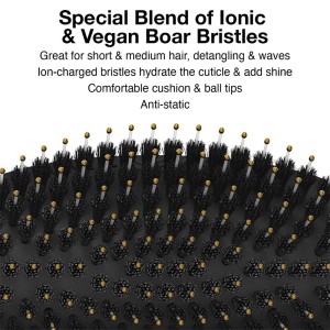 Olivia Garden Barber Combo Wave - Hair brush 2