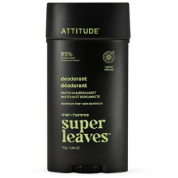 Attitude Super Leaves Matcha & Bergamot Deodorant - Přírodní pánský deodorant 75.0g