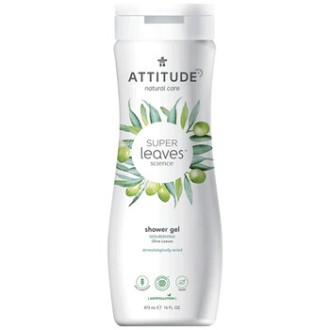 Attitude Super Leaves Olive Leaves Shower Gel - natūrali dušo želė, 473 ml