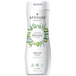 Attitude Super Leaves Olive Leaves Shower Gel - natūrali dušo želė, 473 ml